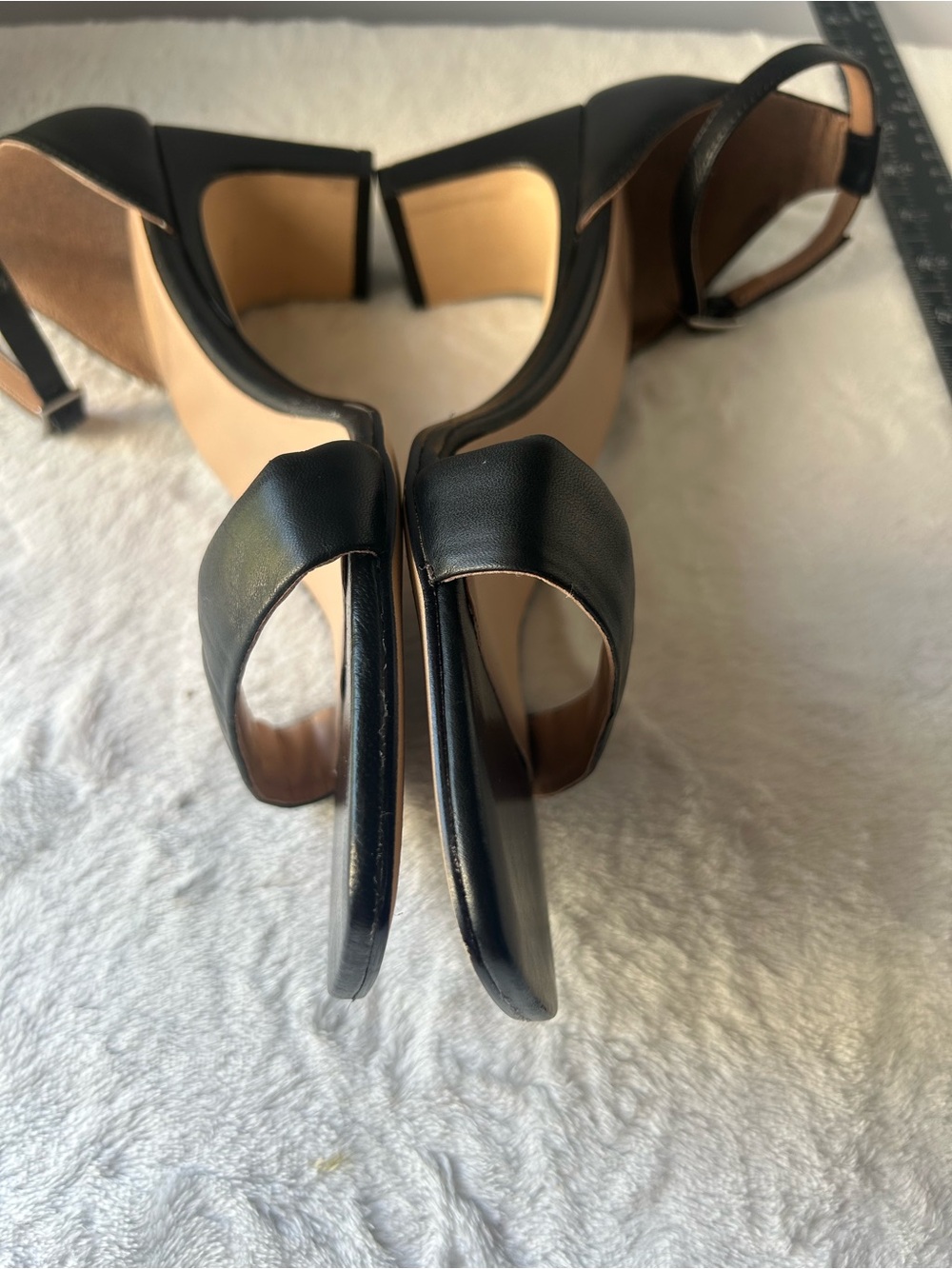 Naturalizer Black Ankle-Strap Block Heel Sandals - Picture 7 of 7